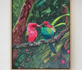 deux oiseaux tropicaux